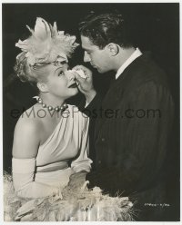 2h229 CROSS MY HEART candid 7.5x9.25 still 1946 director John Berry wiping Betty Hutton's face!
