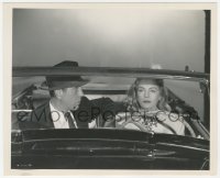 2h252 DEAD RECKONING 8x10 key book still 1947 Humphrey Bogart & Lizabeth Scott driving car!