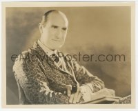 2h313 ERNEST TORRENCE deluxe 7.75x9.75 still 1920s portrait with pipe & smoking jacket by Richee!