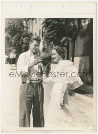 2h320 EVELYN VENABLE candid 8x11 key book still 1934 getting tips from captain of USC football team!