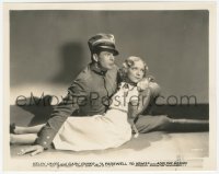 2h324 FAREWELL TO ARMS 8x10 still 1932 great c/u of Helen Hayes held by uniformed Gary Cooper!