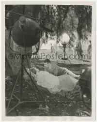 2h330 FEMALE candid 8x10.25 still 1933 artificial light used for outdoor scene w/Chatterton & Brent!