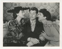 2h331 FEMININE TOUCH deluxe 8x10 still 1941 Don Ameche between Rosalind Russell & Kay Francis!