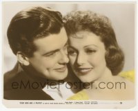 2h014 FOUR MEN & A PRAYER color 7.75x9.75 still 1938 best c/u of Loretta Young & Richard Greene!