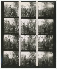 2h353 FRIENDLY PERSUASION 8x10.25 contact sheet 1956 many images of Gary Cooper & co-stars!