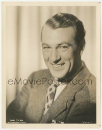 2h358 GARY COOPER 8x10.25 still 1930s Paramount studio portrait of the handsome leading man!