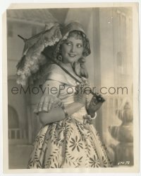 2h361 GAY DEFENDER 8.25x10 still 1927 great close up of smiling Thelma Todd w/parasol by Richee!