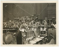 2h388 GONE WITH THE WIND candid 8x10.25 still 1939 Max Steiner prepares orchestra to record music!