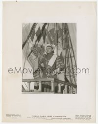 2h415 HENRY V 8x10.25 still 1945 great portrait of Laurence Olivier in royal costume on ship!