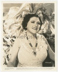 2h426 HOLLYWOOD HOTEL 8x10 still 1937 great close up of Louella Parsons in formal gown & jewels!