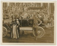 2h427 HOLLYWOOD REVUE 8x10 still 1929 Cliff Edwards & Polly Moran by Marie Dressler in cool car!