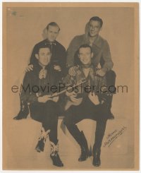 2h430 HOME HARMONIZERS 8x10 music publicity still 1930s Roy Rogers singing group as Lem Slye, rare!