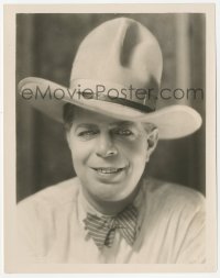 2h436 HOOT GIBSON 8x10.25 still 1920s head & shoulders smiling cowboy portrait by Freulich!