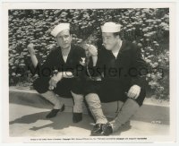2h457 IN THE NAVY 8.25x10 still 1941 c/u of sailors Bud Abbot & Lou Costello hitchhiking on curb!