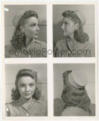 2h505 JOAN LESLIE 8.25x10 reference photo 1940s every angle of one hairstyle she wore in a movie!