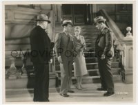 2h534 KICK IN 8x10 key book still 1931 worried Clara Bow & Regis Toomey surrounded by thugs!