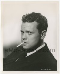 2h549 LADY FROM SHANGHAI 8x10 still 1947 smoking portrait star/director Orson Welles by Coburn!