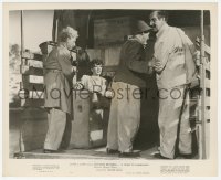 2h680 NIGHT IN CASABLANCA 8.25x10 still 1946 Groucho, Harpo & Chico Marx & Verea escape in trunks!