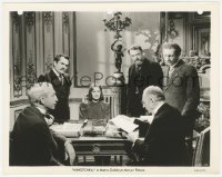 2h685 NINOTCHKA 8x10.25 still 1939 Greta Garbo sitting at desk surrounded by men, Ernst Lubitsch!
