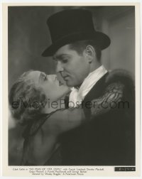 2h687 NO MAN OF HER OWN 8x10.25 still 1932 best romantic c/u of Clark Gable & Dorothy Mackaill!