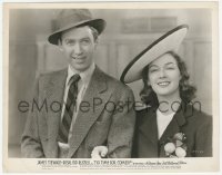 2h689 NO TIME FOR COMEDY 8x10.25 still R1946 best portrait of James Stewart & Rosalind Russell!