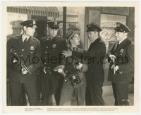 2h698 OFF THE RECORD 8.25x10 still 1939 police surround reporter Bobby Jordan holding camera!