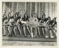 2h708 ONCE UPON A TIME 8.25x10 still 1944 sexy Marilyn Johnson on stage with dancing beauties!