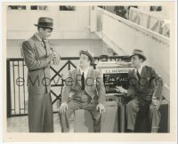 2h709 ONE NIGHT IN THE TROPICS 8.25x10 still 1940 Bud Abbott & Lou Costello about to board ship!