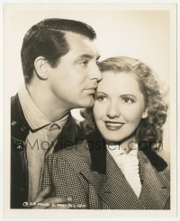 2h712 ONLY ANGELS HAVE WINGS 8x10 key book still 1939 Cary Grant & Jean Arthur c/u by Schafer!