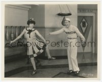 2h717 PARAMOUNT ON PARADE candid 8x10 still 1930 Jack Oakie rehearsing w/Zelma O'Neal by Schoenbaum!
