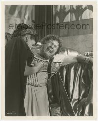 2h749 QUO VADIS deluxe 8.25x10 still 1951 Crutchley as Acte stabbing Peter Ustinov as Emperor Nero!