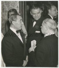 2h776 RODGERS & HAMMERSTEIN deluxe 7.5x8.75 news photo 1948 at supper after Oklahoma performance!