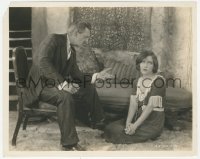 2h785 SADIE THOMPSON 8x10 still 1928 minister Lionel Barrymore with prostitute Gloria Swanson!