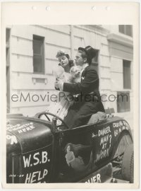 2h801 SEVENTEEN 8x11 key book still 1940 Jackie Cooper manhandling Betty Field & dog in car!