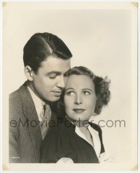 2h837 SPEED deluxe 8x10 still 1936 James Stewart & Wendy Barrie portrait by Clarence Sinclair Bull!