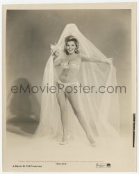2h867 SYLVIA 8x10 still 1965 full-length sexy Nancy Kovak in the skimpiest bridal gown ever!