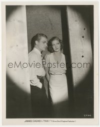 2h877 TAXI 8x10.25 still 1932 portrait of beautiful Loretta Young & James Cagney in spotlight!
