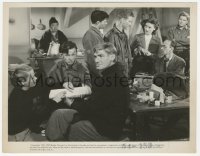 2h898 THING 8x10.25 still 1951 top cast getting doctored up after the monster battle is over!