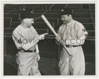 2h908 THREE LITTLE WORDS candid deluxe 8x10.25 still 1950 Harry Ruby teaches Red Skelton how to bat!
