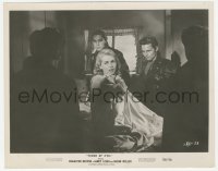 2h924 TOUCH OF EVIL 8x10.25 still 1958 scared Janet Leigh surrounded by thugs in leather jackets!