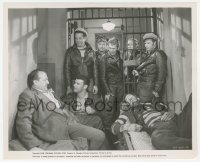2h969 WILD ONE 8.25x10 still 1953 Marlon Brando & bikers visit Sanders in jail as Lee Marvin sleeps!