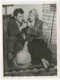 2h974 WILLIAM A. WELLMAN 6x8 news photo 1931 at home with his new bride aviatrix Marjorie Crawford!
