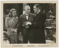 2h982 WOMAN IN GREEN 8.25x10 still 1945 Basil Rathbone as Sherlock Holmes, Bruce & Eve Amber!