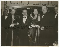 2h305 EAST OF EDEN candid 7.5x9.5 still 1955 Kazan, Steinbeck & wives at all-celebrity premiere!
