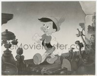 2h735 PINOCCHIO 7x9 still R1954 Disney, the wooden puppet infused with life by the Blue Fairy!