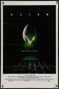 2j068 ALIEN NSS style 1sh 1979 Ridley Scott outer space sci-fi monster classic, cool egg image!