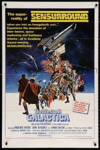 2j104 BATTLESTAR GALACTICA style C 1sh 1978 great sci-fi art by Robert Tanenbaum!