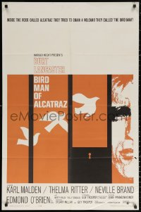 2j128 BIRDMAN OF ALCATRAZ 1sh 1962 Burt Lancaster in John Frankenheimer's prison classic!