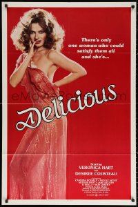 2j258 DELICIOUS 1sh 1981 Desiree Cousteau, Candida Royalle, image of sexy Veronica Hart!