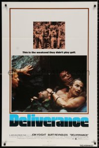 2j259 DELIVERANCE 1sh 1972 Jon Voight, Burt Reynolds, Ned Beatty, John Boorman classic!